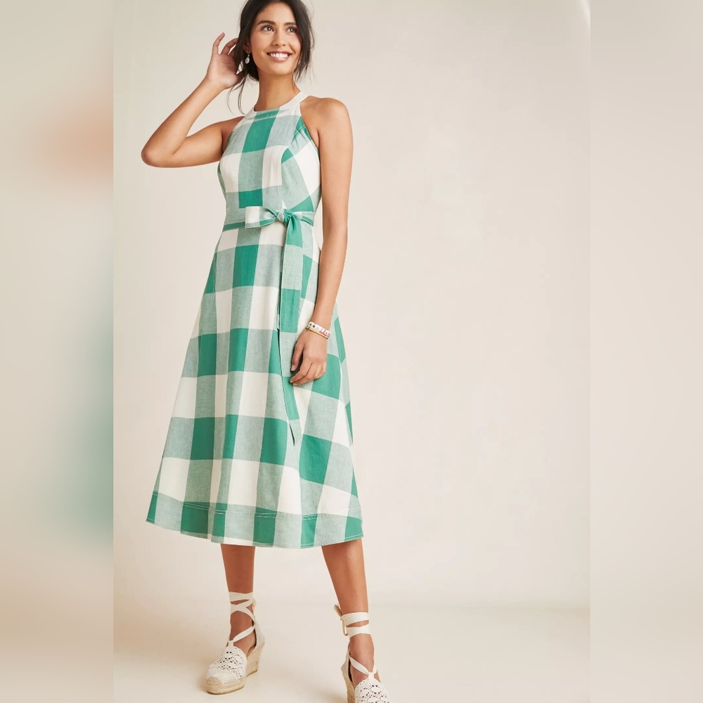 OPEN TO OFFERS Anthropologie Maeve Greta Gingham Dress Size 2